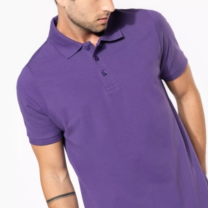 K241 - Polo piqué manches courtes homme