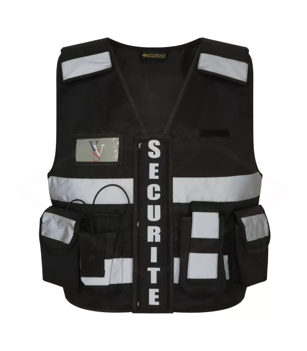 Gilet Tactique Multi Poches Avec Logo Seris Sur Le Coeur 2