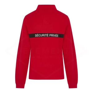 Polo Homme Manches Longues Ssiap Securite Privee 1