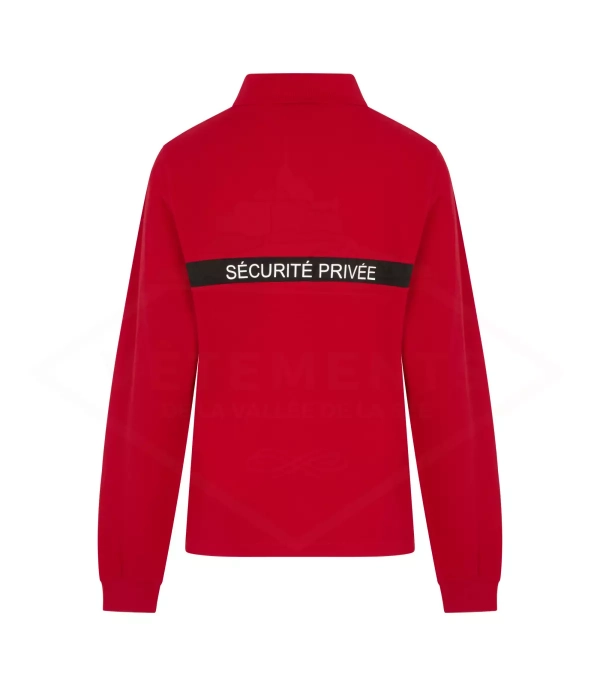 Polo Homme Manches Longues Ssiap Securite Privee 1
