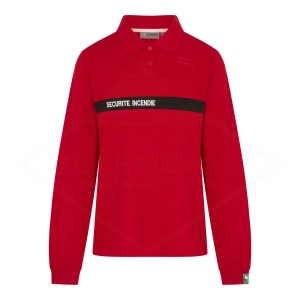 Polo Homme Manches Longues Ssiap Securite Privee