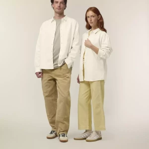 Worker shirt natural raw duo front principal